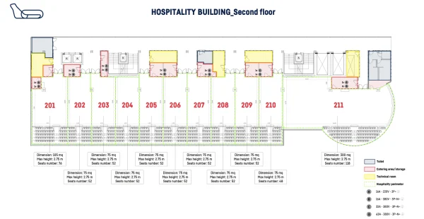 piantina secondo piano capodannoautodromo